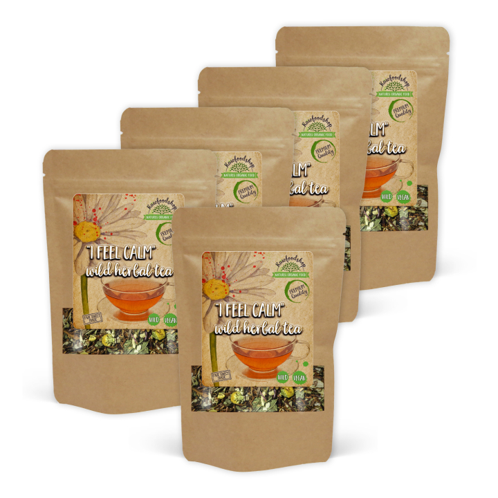 I Feel Calm Vill Urtete 100g x 5 pakker i gruppen Råvarer & Drikke / Drikkevarer / Te hos Rawfoodshop Scandinavia AB (43335-SET5)