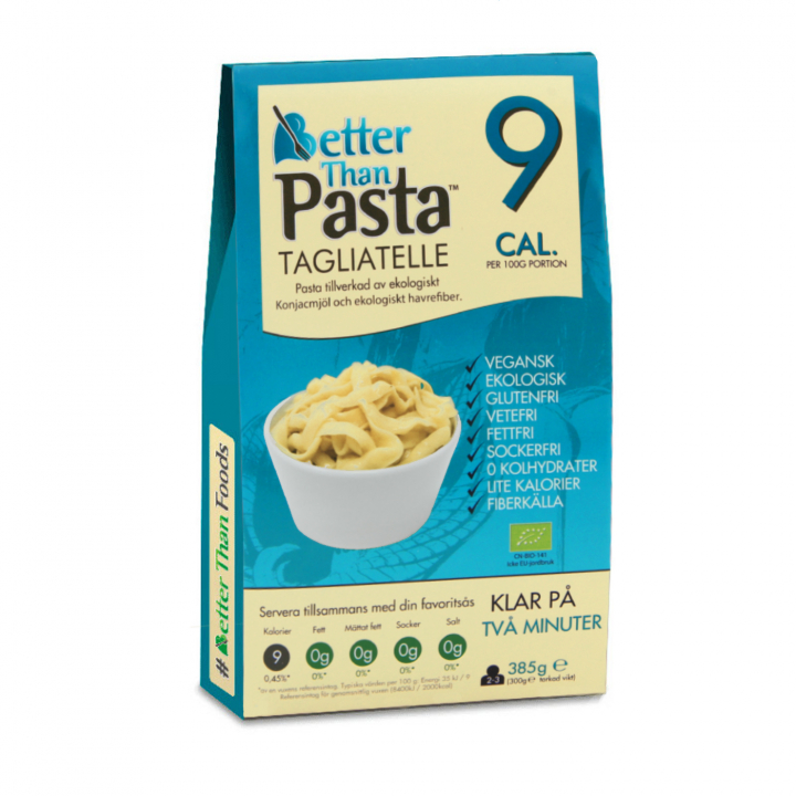 Better Than Tagliatelle ØKO 385g i gruppen Råvarer & Drikke / Pantryet / Pasta og nudler hos Rawfoodshop Scandinavia AB (479)