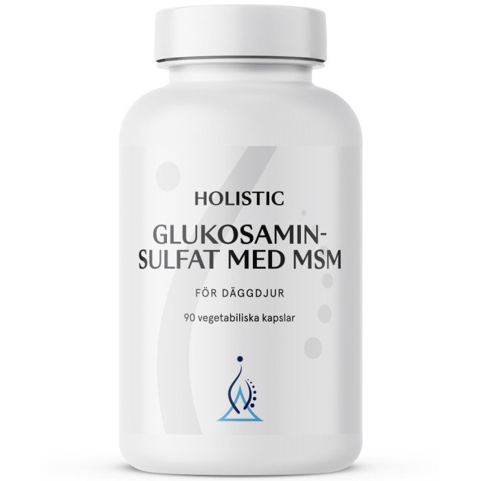 Holistic Glukosaminsulfat med MSM 90 kaps i gruppen Helse / Bruksområde / Ledd og skjelett hos Rawfoodshop Scandinavia AB (50210)