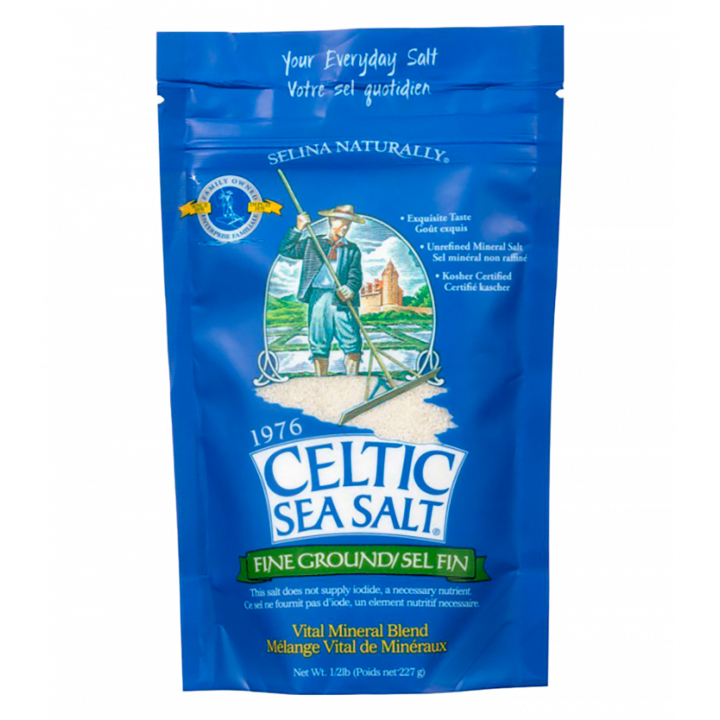 Celtic Sjö Salt Finmalt 227g i gruppen Råvarer & Drikke / Pantryet / Krydder hos Rawfoodshop Scandinavia AB (522)