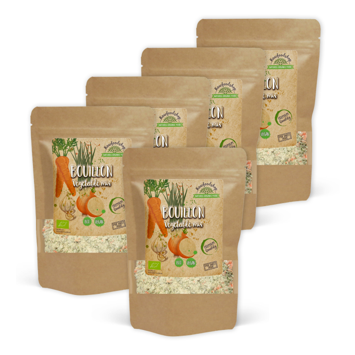 Grønnsaksbuljong Sukker- og Gjærfri ØKO 220g x 5 pakker i gruppen Råvarer & Drikke / Spiskammer / Buljong og miso hos Rawfoodshop Scandinavia AB (6008522-SET5)