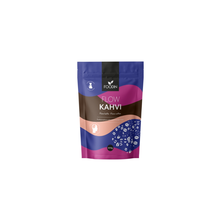 Flow Kaffe 200g i gruppen Råvarer & Drikke / Drikkevarer / Kaffe hos Rawfoodshop Scandinavia AB (6430055218398)