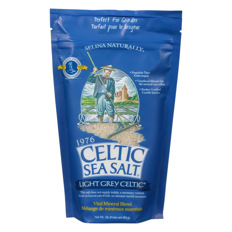 Celtic Havsalt Grovmalet 454g i gruppen Råvarer & Drikke / Pantryet / Krydder hos Rawfoodshop Scandinavia AB (767)