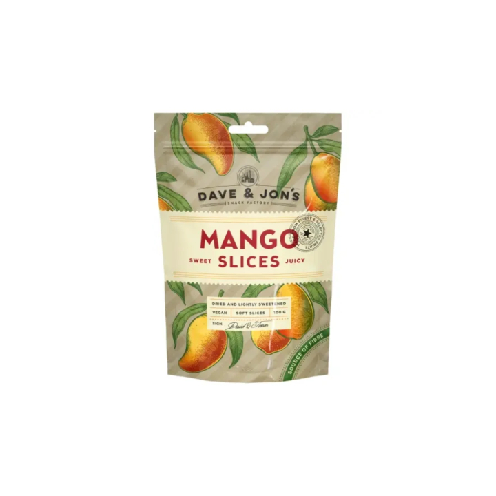 Tørket Mango 100g i gruppen Råvarer & Drikke / Frukt og bær / Mango hos Rawfoodshop Scandinavia AB (800015599)