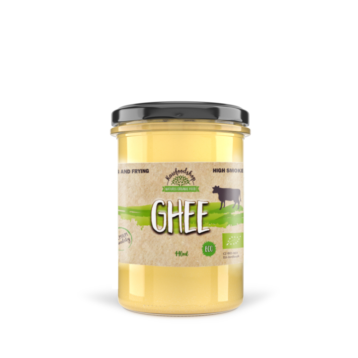 Ghee ØKO 440 ml i gruppen Råvarer & Drikke / Spiskammer / Smør & Kremede Pålegg hos Rawfoodshop Scandinavia AB (8591344)