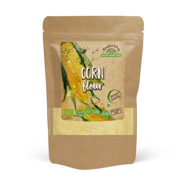 Maismel ØKO 500g i gruppen Råvarer & Drikke / Baking / Mel hos Rawfoodshop Scandinavia AB (AB012)