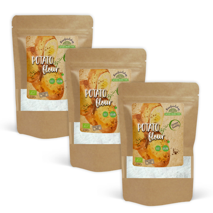 Potetmel ØKO 400g x 3 pakker i gruppen Råvarer & Drikke / Baking / Mel hos Rawfoodshop Scandinavia AB (AB016-SET3)