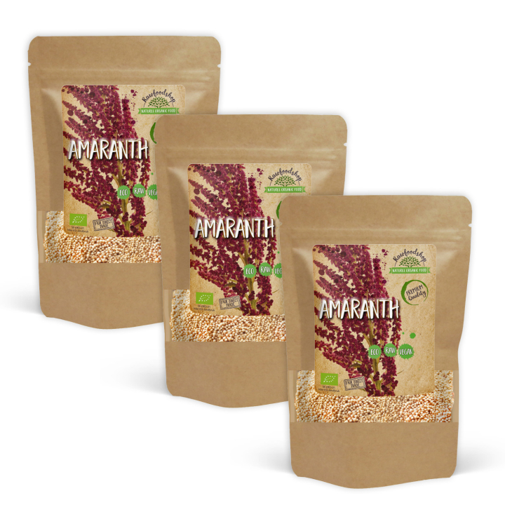 Amarant ØKO 500g x 3 pakker i gruppen Råvarer & Drikke / Helsekost / Frø hos Rawfoodshop Scandinavia AB (AB043-SET3)