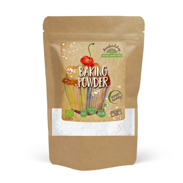Bakepulver ØKO 100g i gruppen Råvarer & Drikke / Baking / Ingredienser Annet hos Rawfoodshop Scandinavia AB (AB045)