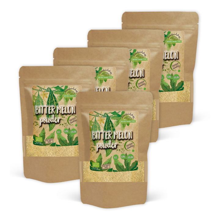Bittermelon ØKO 100g x 5 pakker i gruppen Råvarer & Drikke / Frukt og bær / Annen Frukt og Bær hos Rawfoodshop Scandinavia AB (BIT01-SET5)