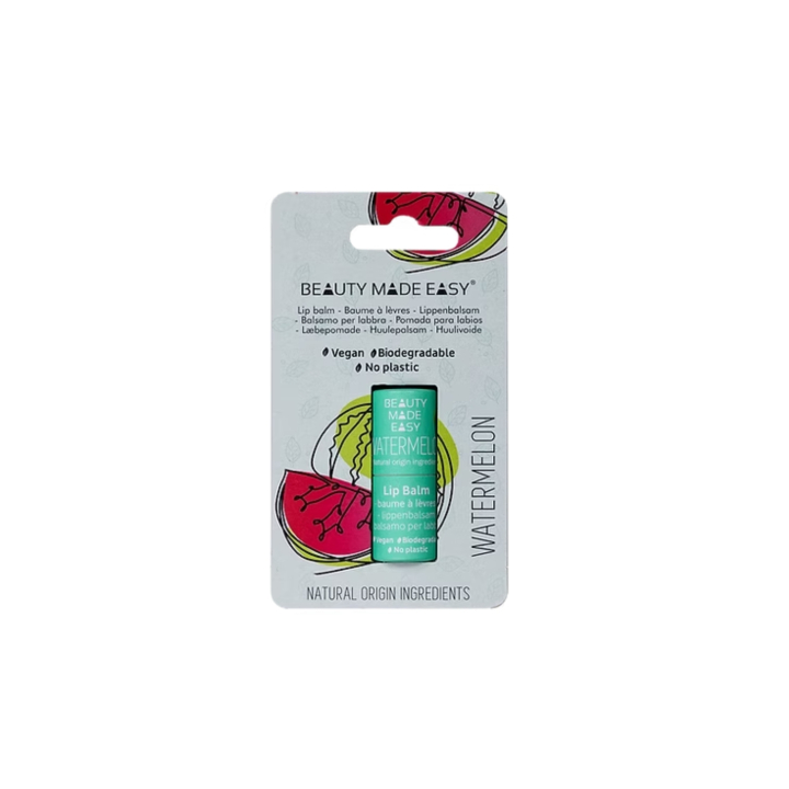 Leppebalsam Vannmelon 5,5g i gruppen Hud & Kropp / Ansikte / Leppepleie hos Rawfoodshop Scandinavia AB (BMEWATERMELON)