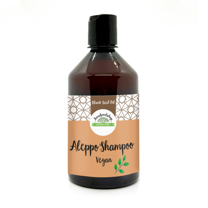 Aleppo Sjampo Svartfrøolje 500ml i gruppen Hud & Kropp / Hår / Sjampo & Balsam hos Rawfoodshop Scandinavia AB (BN1337)