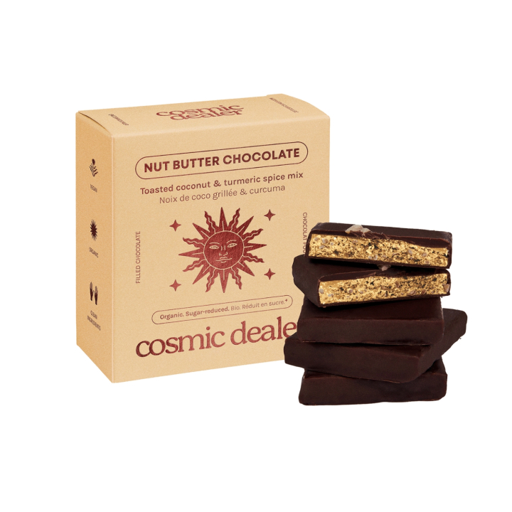 Sjokoladeboks Kokos ØKO 4 x 20g i gruppen Råvarer & Drikke / Godteri og sjokolade / Sjokolade og bars hos Rawfoodshop Scandinavia AB (BOX4COCO)