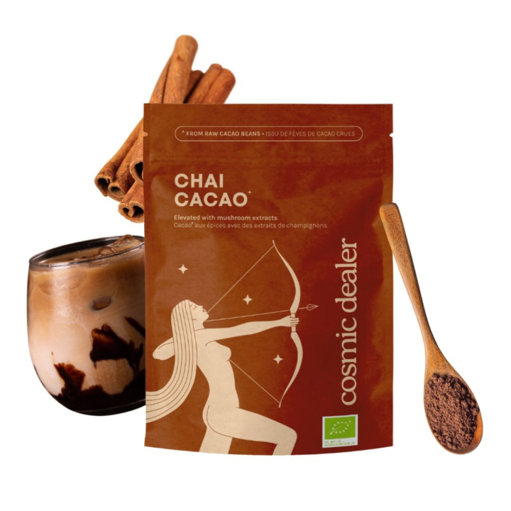 Sjokoladedrikk Lionsmane & Lucuma ØKO 120g i gruppen Råvarer & Drikke / Drikkevarer hos Rawfoodshop Scandinavia AB (CALU-CHAI)