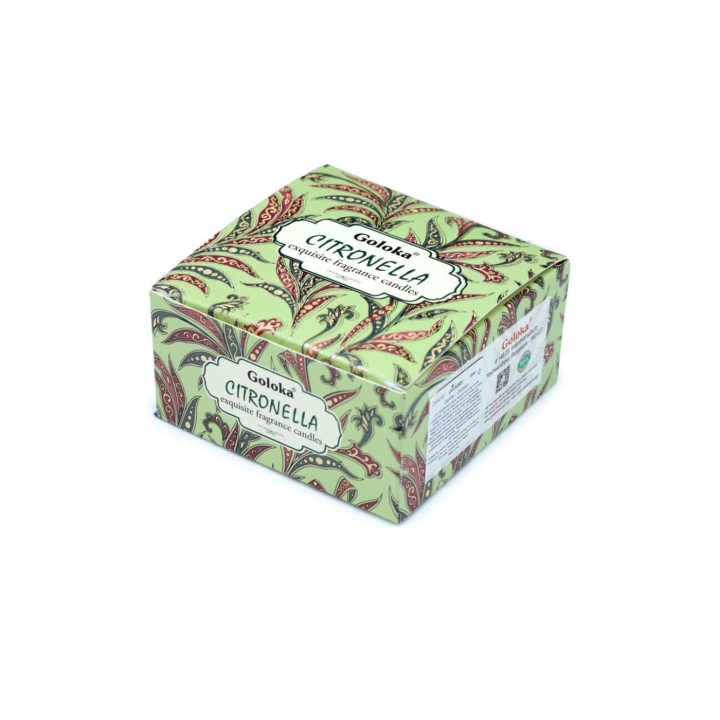 Duftlys i krukke Sitronella 70g i gruppen Hjem & Sjel / Stemning & duft / Duftlys hos Rawfoodshop Scandinavia AB (CAND91)