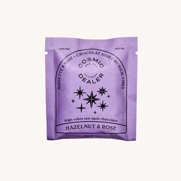 Sjokolade Hasselnøtter & Rose ØKO 20g i gruppen Råvarer & Drikke / Godteri og sjokolade / Sjokolade og bars hos Rawfoodshop Scandinavia AB (CHAKRAROSE)