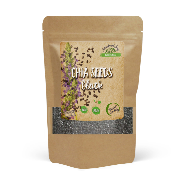 Chiafrø Svarte 1kg i gruppen Råvarer & Drikke / Helsekost / Frø hos Rawfoodshop Scandinavia AB (CHISVA-1)