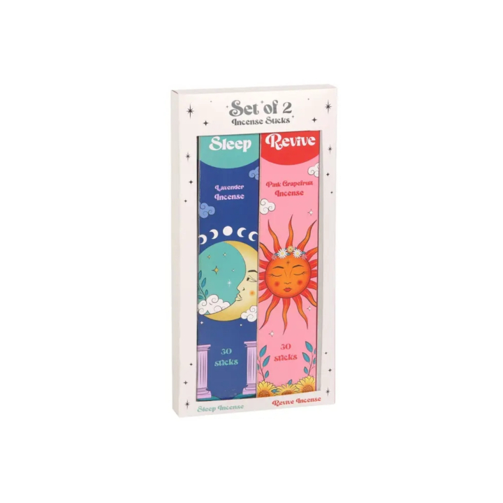 Røkelsespinner Gavesett Celestial Sleep & Revive i gruppen Hjem & Sjel / Stemning & duft / Røkelse hos Rawfoodshop Scandinavia AB (CS-27624)