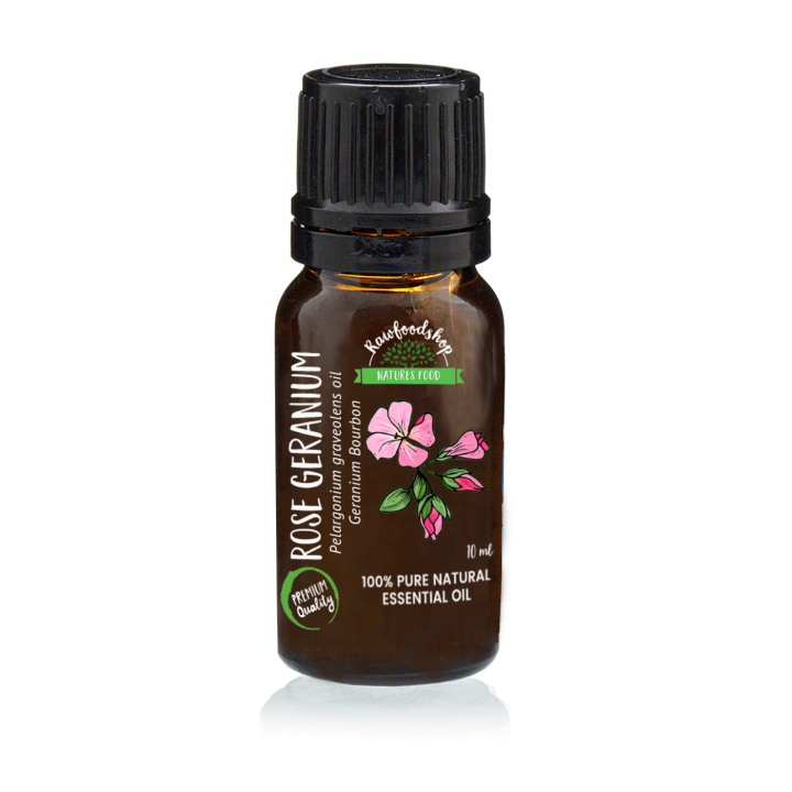 Eterisk Olje Rosengeranium 10ml i gruppen Hud & Kropp / Naturlig DIY / Essensielle oljer hos Rawfoodshop Scandinavia AB (EOUL-75)