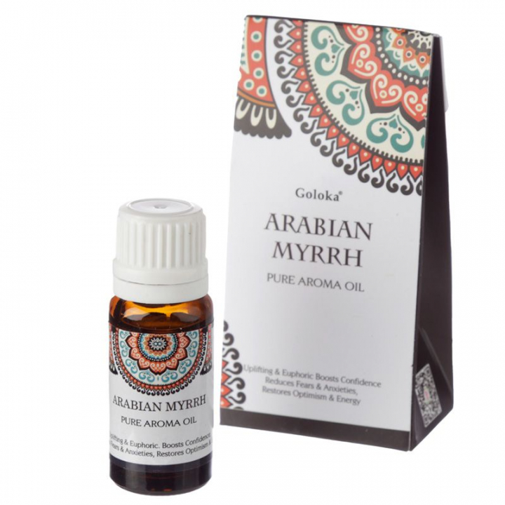 Goloka Arabisk Myrra Duftolje 10ml i gruppen Hjem & Sjel / Ritual & Seremoni / Røkelse, Llys og Dufter hos Rawfoodshop Scandinavia AB (FO35889)