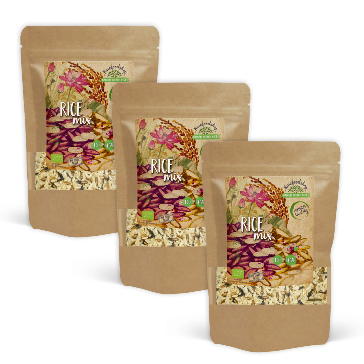 Ris Mix ØKO 500g x 3 pakker i gruppen Råvarer & Drikke / Spiskammer / Ris og bygg hos Rawfoodshop Scandinavia AB (FRM50-SET3)