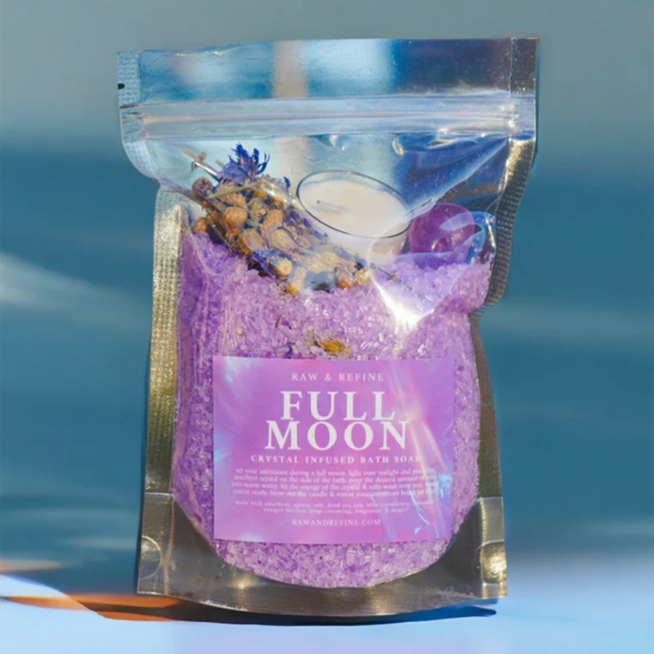 Full Moon Badesalt med lys 476g i gruppen Hud & Kropp / Bad & Spa / Badesalt hos Rawfoodshop Scandinavia AB (FULLMOON01)