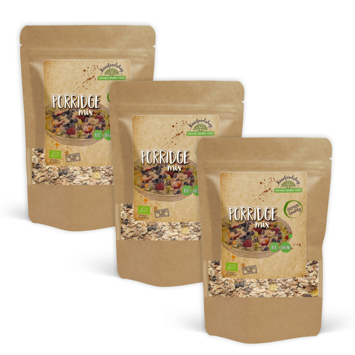 Grøtblanding ØKO 500g x 3 pakker i gruppen Råvarer & Drikke / Spiskammer / Granola & Grøt hos Rawfoodshop Scandinavia AB (GMB50-SET3)