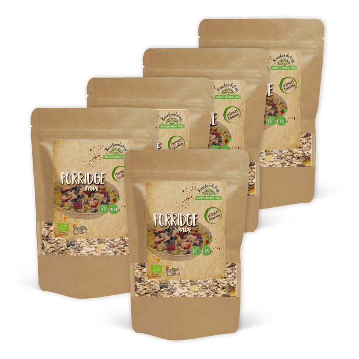Grøtblanding ØKO 500g x 5 pakker i gruppen Råvarer & Drikke / Spiskammer / Granola & Grøt hos Rawfoodshop Scandinavia AB (GMB50-SET5)