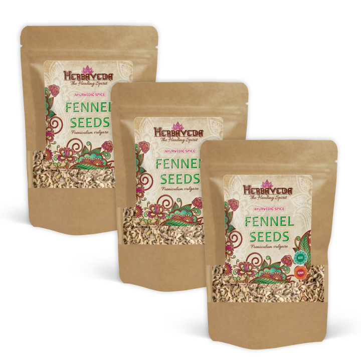 Fennikelfrø ØKO 100g x 3 pakker i gruppen Råvarer & Drikke / Spiskammer / Krydder & Salt hos Rawfoodshop Scandinavia AB (HERBA99-SET3)