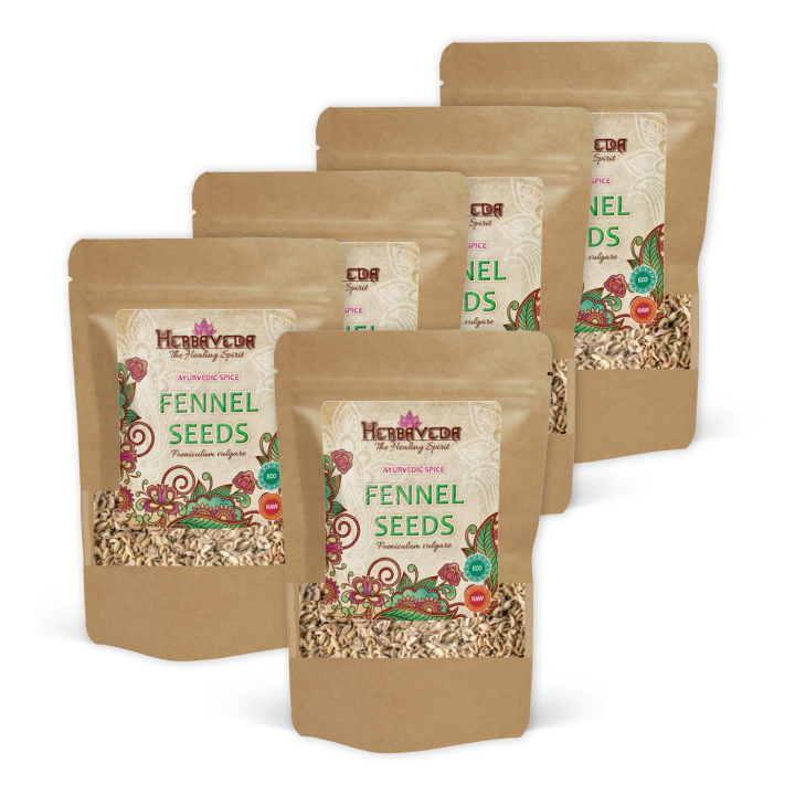 Fennikelfrø ØKO 100g x 5 pakker i gruppen Råvarer & Drikke / Spiskammer / Krydder & Salt hos Rawfoodshop Scandinavia AB (HERBA99-SET5)