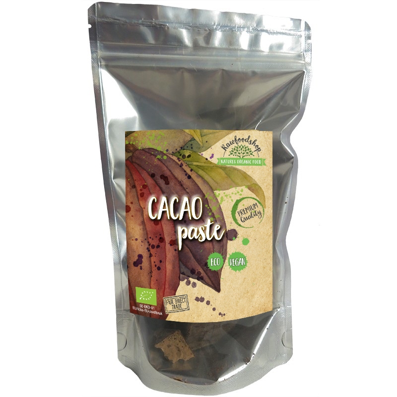 Kakaomasse 100% ØKO 250g i gruppen Råvarer & Drikke / Baking og matlaging / Kakaoprodukter hos Rawfoodshop Scandinavia AB (KAK3)