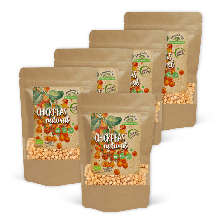 Kikerter Hele ØKO 500g x 5 pakker i gruppen Råvarer & Drikke / Spiskammer / Belgvekster / Erter hos Rawfoodshop Scandinavia AB (KIKA500-SET5)