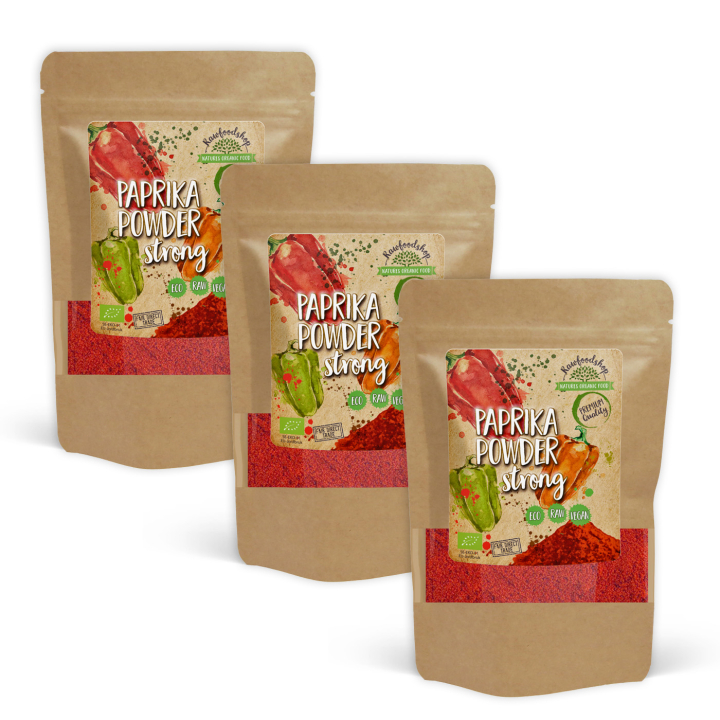Paprikapulver Sterk ØKO 50g x 3 pakker i gruppen Råvarer & Drikke / Spiskammer / Krydder & Salt hos Rawfoodshop Scandinavia AB (KRY103-SET3)