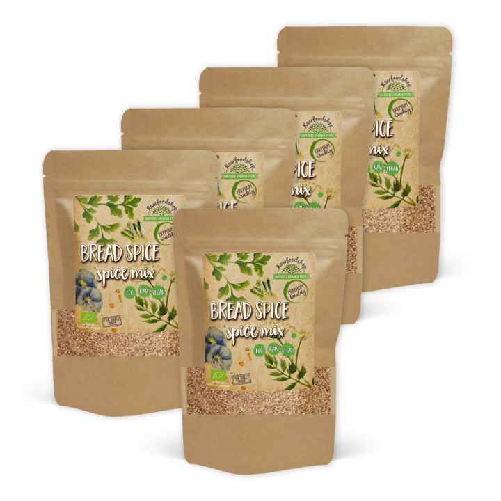 Brødkrydder ØKO 50g x 5 pakker i gruppen Råvarer & Drikke / Spiskammer / Krydder & Salt hos Rawfoodshop Scandinavia AB (KRY93-SET5)