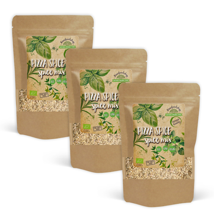 Pizzakrydder ØKO 50g x 3 pakker i gruppen Råvarer & Drikke / Spiskammer / Krydder & Salt hos Rawfoodshop Scandinavia AB (KRY99-SET3)