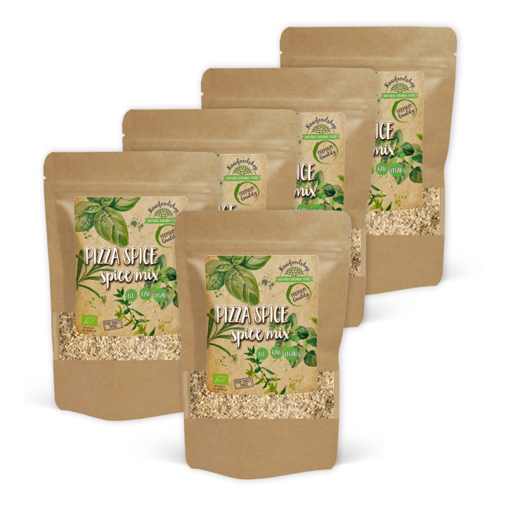 Pizzakrydder ØKO 50g x 5 pakker i gruppen Råvarer & Drikke / Spiskammer / Krydder & Salt hos Rawfoodshop Scandinavia AB (KRY99-SET5)