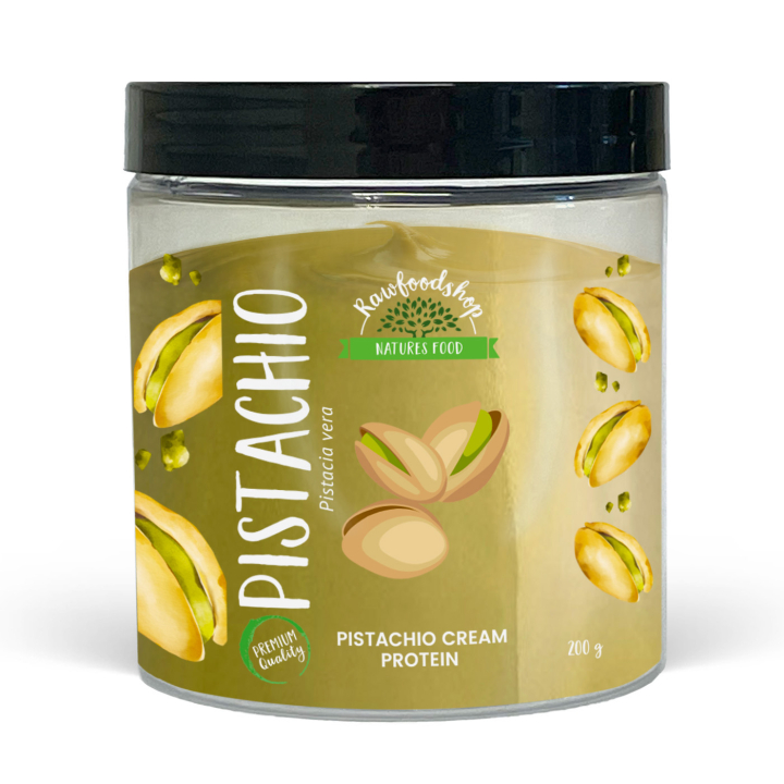 Pistasjkrem Protein 200g i gruppen Råvarer & Drikke / Nøtter / Pistasjnøtter hos Rawfoodshop Scandinavia AB (L041403001-2)