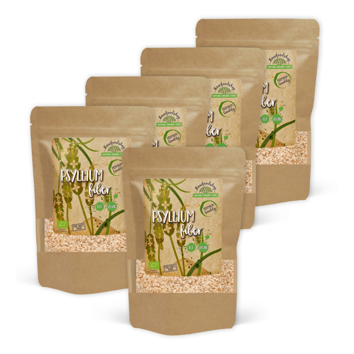 Psyllium Frøskal ØKO 500g x 5 pakker i gruppen Råvarer & Drikke / Baking / Ingredienser Annet hos Rawfoodshop Scandinavia AB (LBAK250056E1-SET5)
