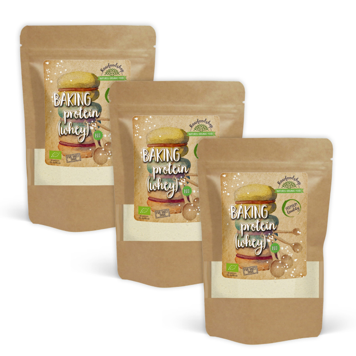 Bakeprotein ØKO 400g x 3 pakker i gruppen Råvarer & Drikke / Helsekost / Proteinpulver hos Rawfoodshop Scandinavia AB (LBAK400520E-SET3)