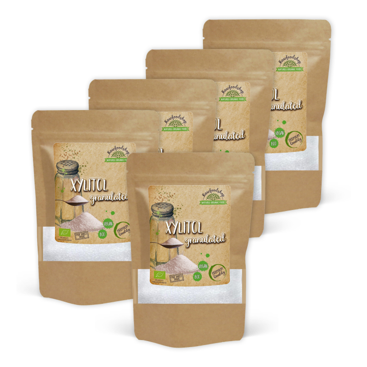 Xylitol ØKO 500g x 5 pakker i gruppen Råvarer & Drikke / Baking / Søtning hos Rawfoodshop Scandinavia AB (LOW0080506-SET5)