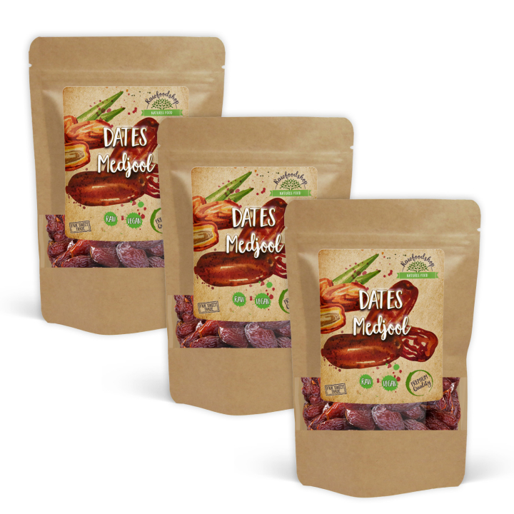 Dadler Medjool 1kg x 3 pakker i gruppen Råvarer & Drikke / Frukt og bær / Dadler hos Rawfoodshop Scandinavia AB (MEDJOOLVILD1-SET3)