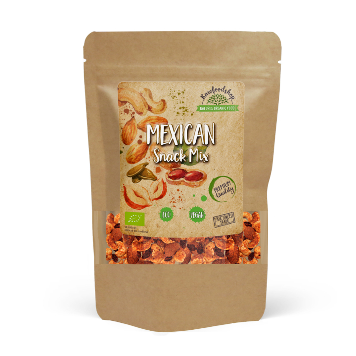 Mexican Snackmiks ØKO 200g i gruppen Råvarer & Drikke / Nøtter / Nøtteblanding hos Rawfoodshop Scandinavia AB (MELMEX5-200)