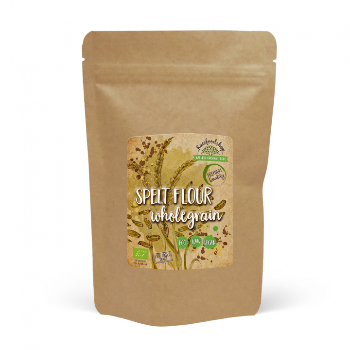 Speltmel Fullkorn ØKO 500g i gruppen Råvarer & Drikke / Baking og matlaging / Mel hos Rawfoodshop Scandinavia AB (MJO1)