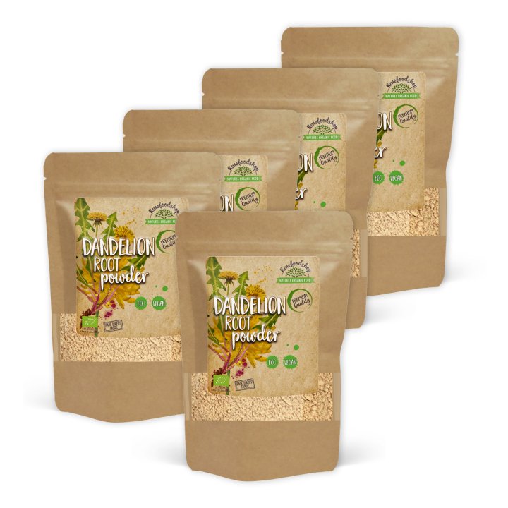 Løvetannsrotpulver ØKO 125g x 5 pakker i gruppen Råvarer & Drikke / Helsekost / Grønne Pulver hos Rawfoodshop Scandinavia AB (MRP10-SET5)