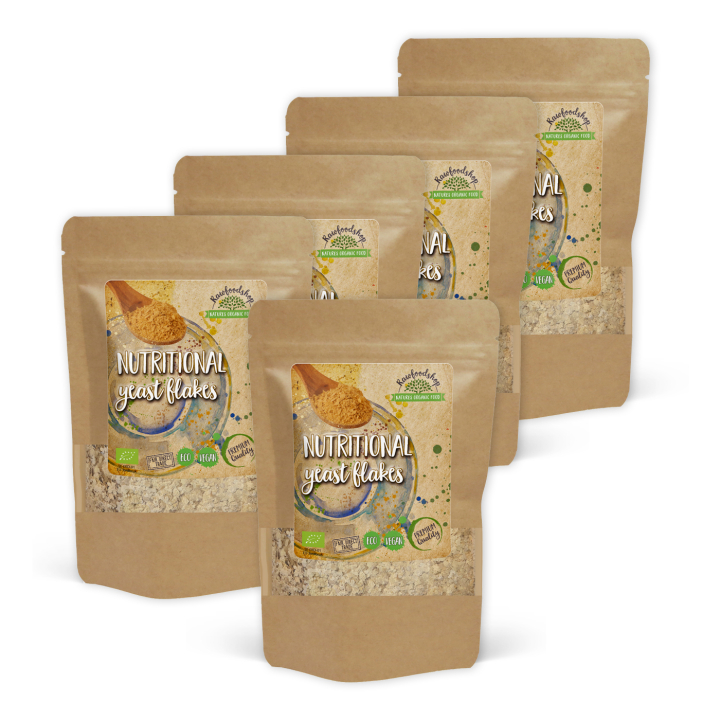 Næringsgjær Flak ØKO 250g x 5 pakker i gruppen Råvarer & Drikke / Spiskammer / Næringsgjær hos Rawfoodshop Scandinavia AB (NARINGSEKO1-SET5)