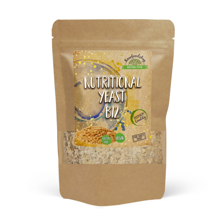 Næringsgjær med B12 250g i gruppen Råvarer & Drikke / Spiskammer / Næringsgjær hos Rawfoodshop Scandinavia AB (NJB12-1)