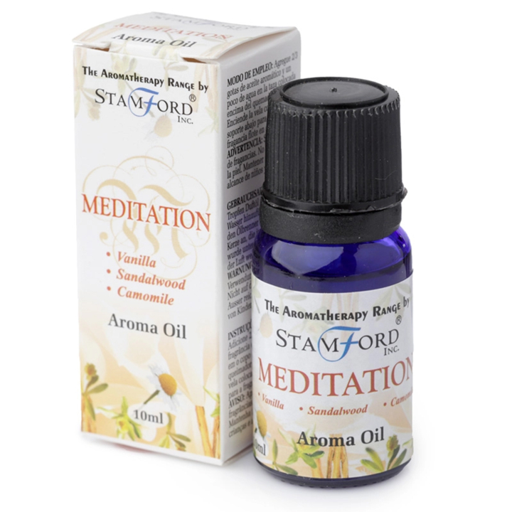  Aromaolje Meditation 10ml i gruppen Hjem & Sjel / Ritual & Seremoni / Røkelse, Llys og Dufter hos Rawfoodshop Scandinavia AB (OILG36)