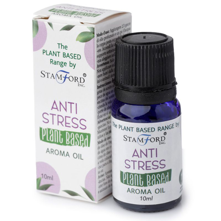 Aromaolje Plantebasert Anti Stress 10ml i gruppen Hjem & Sjel / Ritual & Seremoni / Røkelse, Llys og Dufter hos Rawfoodshop Scandinavia AB (OILG59)