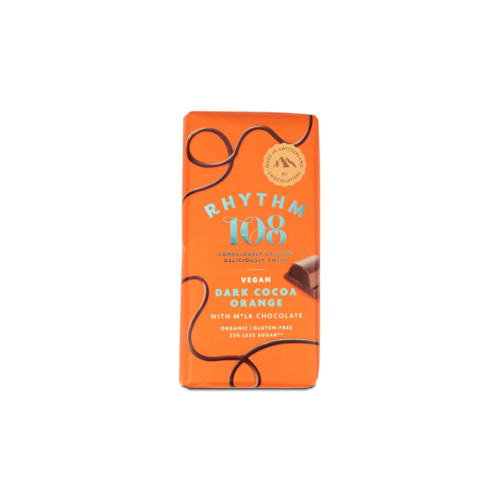 M*lk Sjokolade Mørk Appelsin ØKO 100g i gruppen Råvarer & Drikke / Godteri og sjokolade / Sjokolade og bars hos Rawfoodshop Scandinavia AB (R108CTCO01EU)