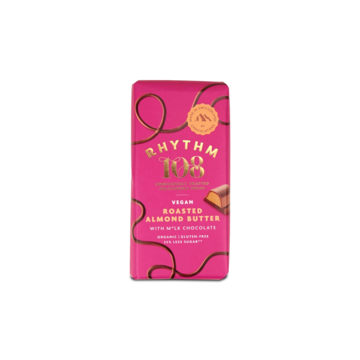M*lk Sjokolade Ristet Mandelsmør ØKO 100g i gruppen Råvarer & Drikke / Godteri og sjokolade / Sjokolade og bars hos Rawfoodshop Scandinavia AB (R108CTRA01EU)